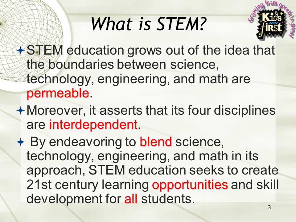 3 What is STEM.
