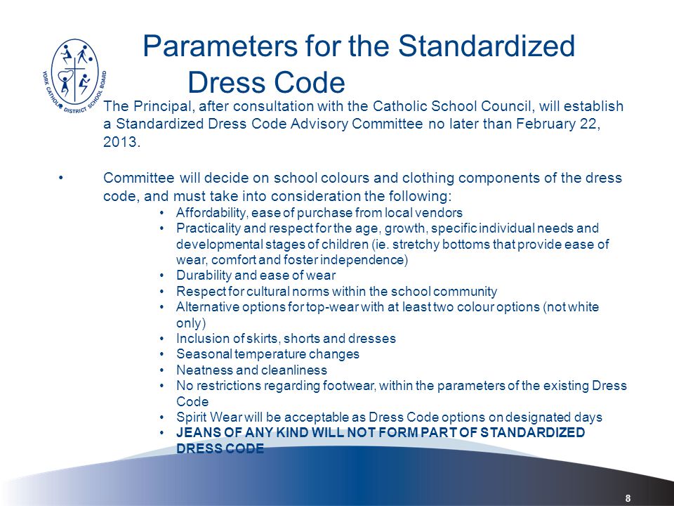 the debate for the standardized dress codes in schools the debate for the standardized dress codes in schools