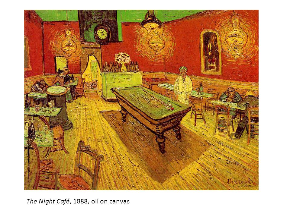 The Night Café, 1888, oil on canvas