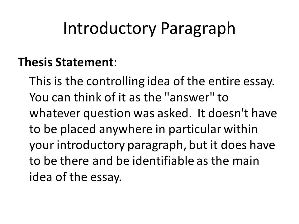 Essay map thesis statement