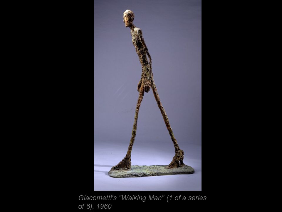 Giacometti s Walking Man (1 of a series of 6), 1960