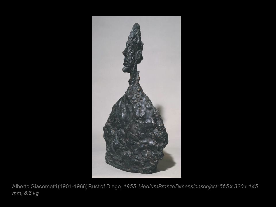 Alberto Giacometti (1901 ‑ 1966) Bust of Diego, 1955.
