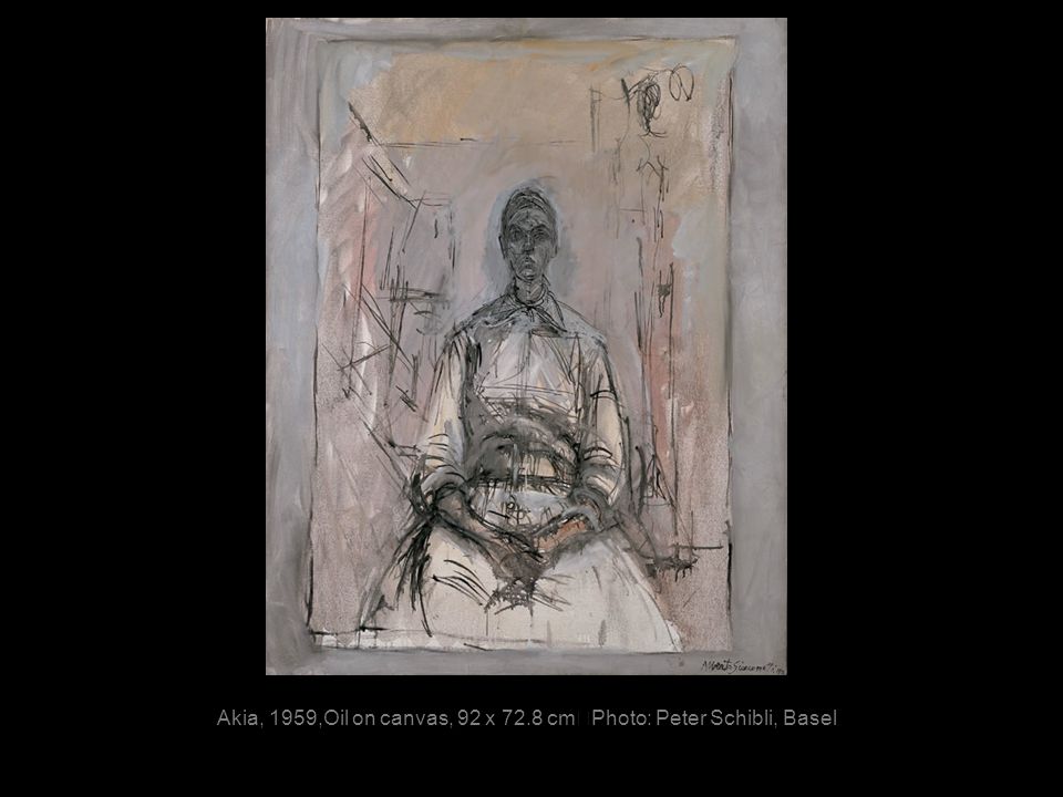 Akia, 1959,Oil on canvas, 92 x 72.8 cm Photo: Peter Schibli, Basel