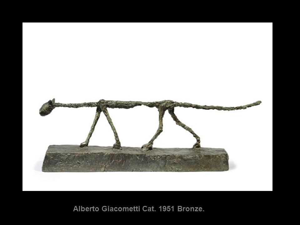 Alberto Giacometti Cat Bronze.