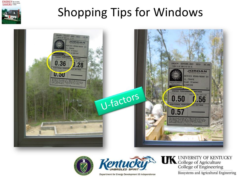 Shopping Tips for Windows U-factors