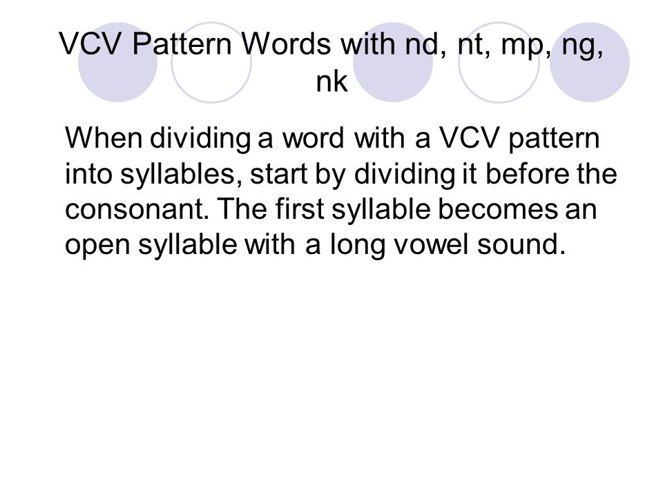 v cv pattern