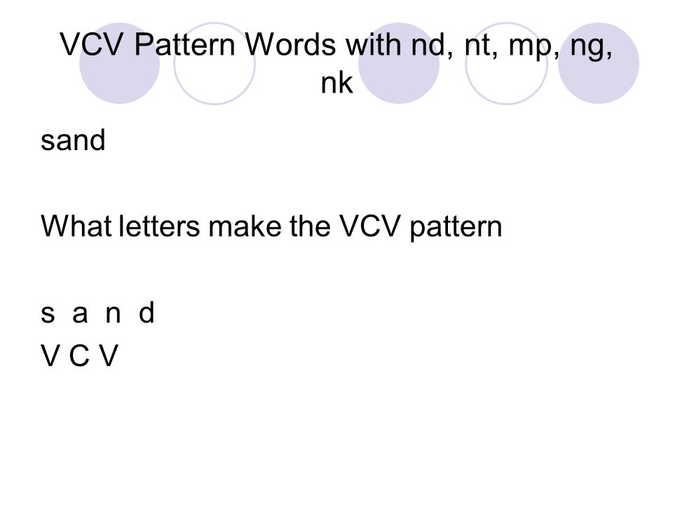 v cv pattern
