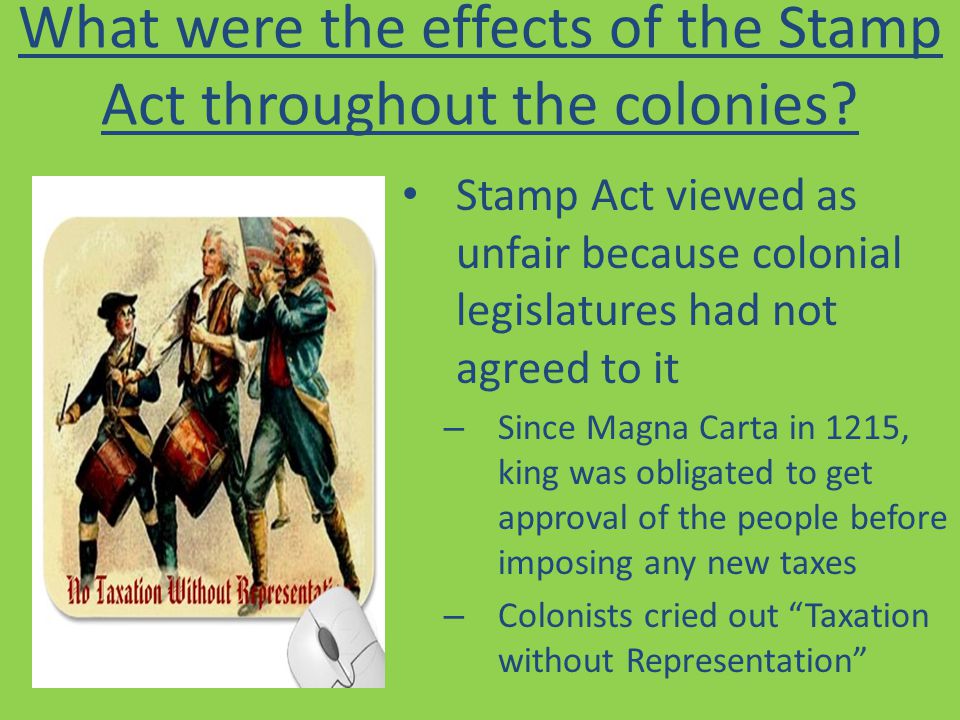 effects of the stamp act