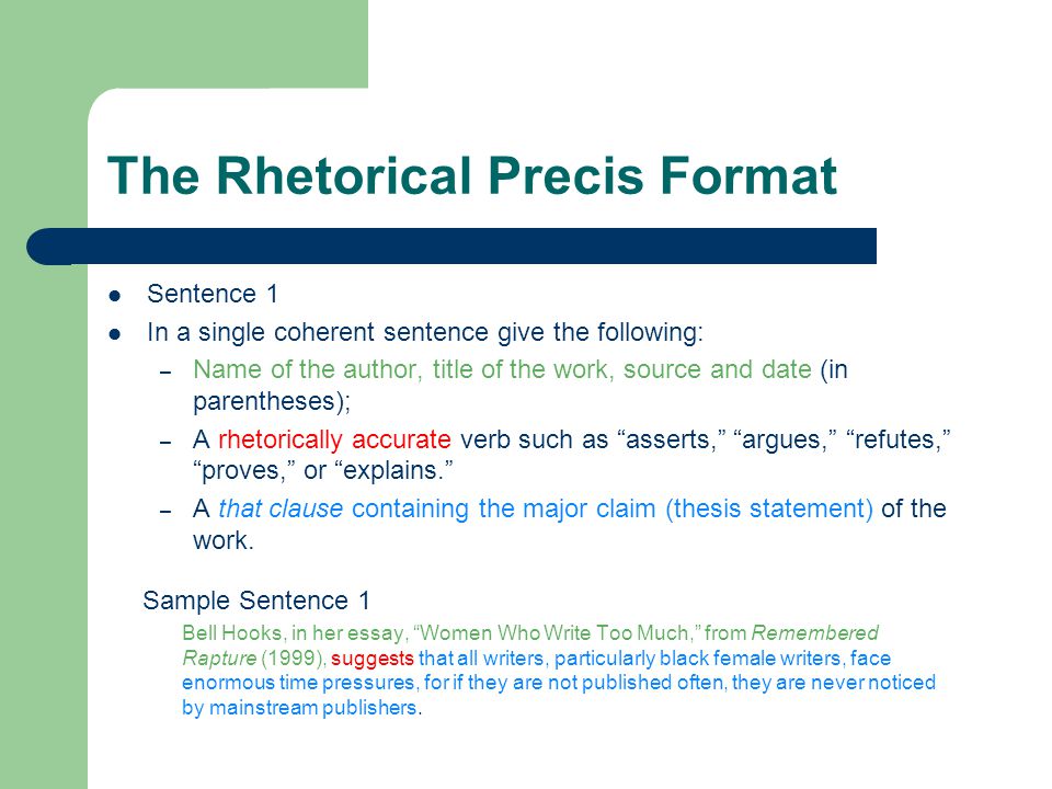 Essay And Precis Writing