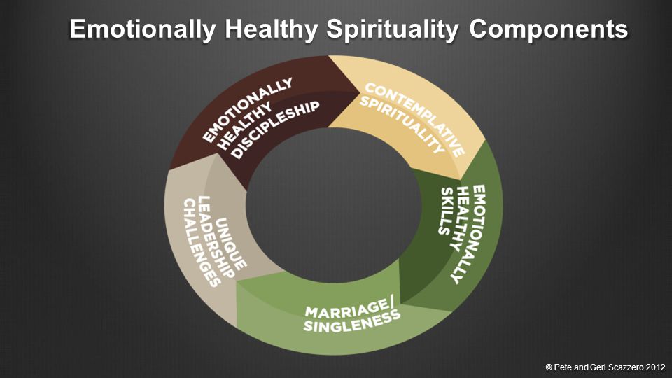 © Pete and Geri Scazzero 2012 Emotionally Healthy Spirituality Components