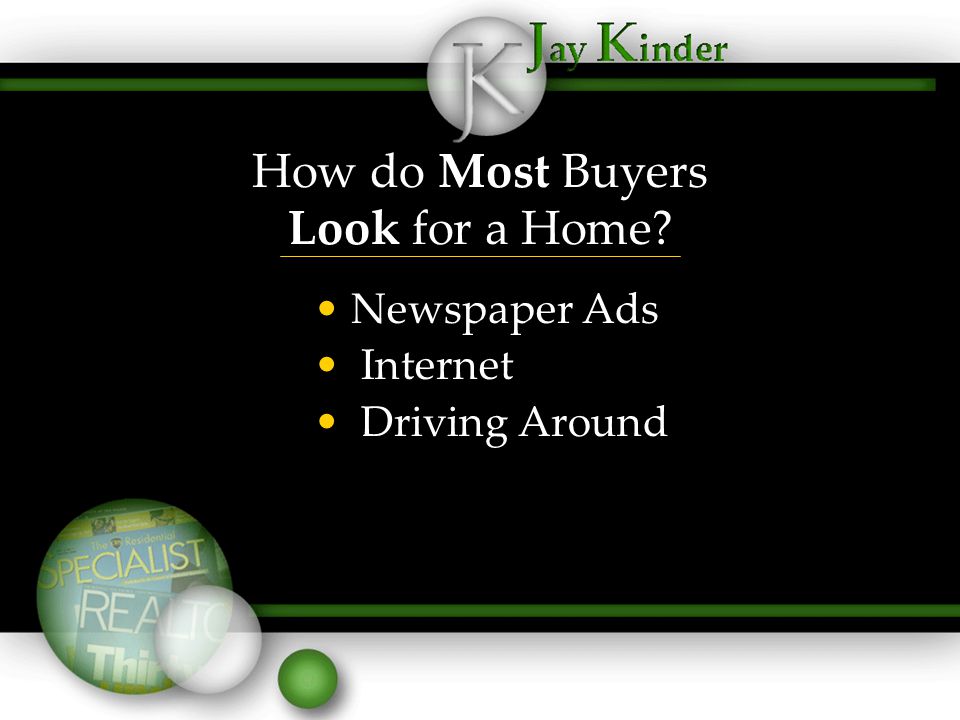 How do Most Buyers Look for a Home Newspaper Ads Internet Driving Around