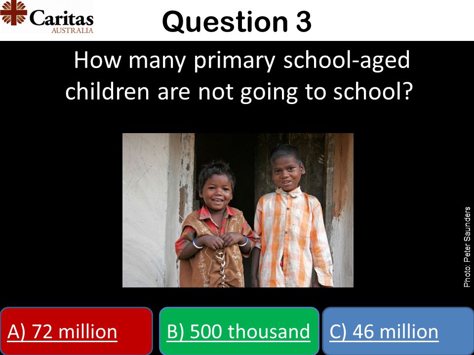 How many primary school-aged children are not going to school.