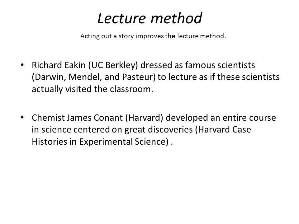 the lecture method the lecture method