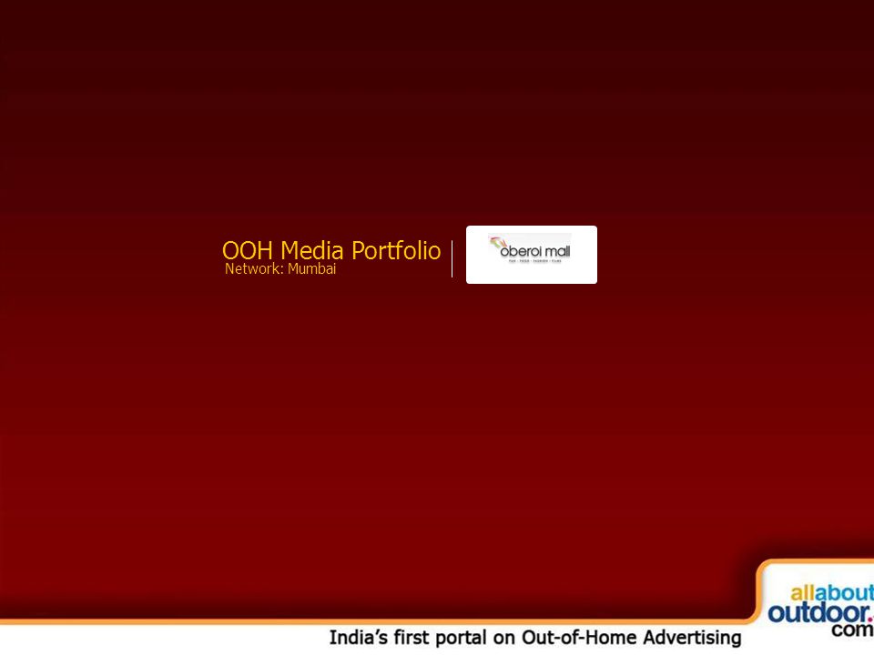 OOH Media Portfolio Network: Mumbai