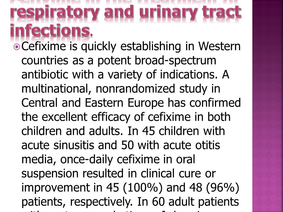 Broad spectrum antibiotic prostatitis