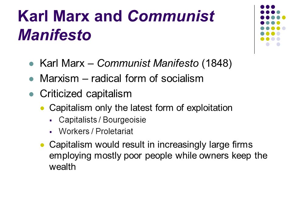 Dissertation On Karl Mar