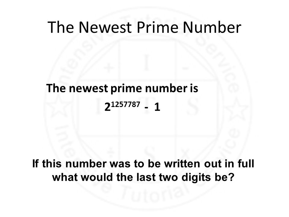 The Newest Prime Number An Investigation