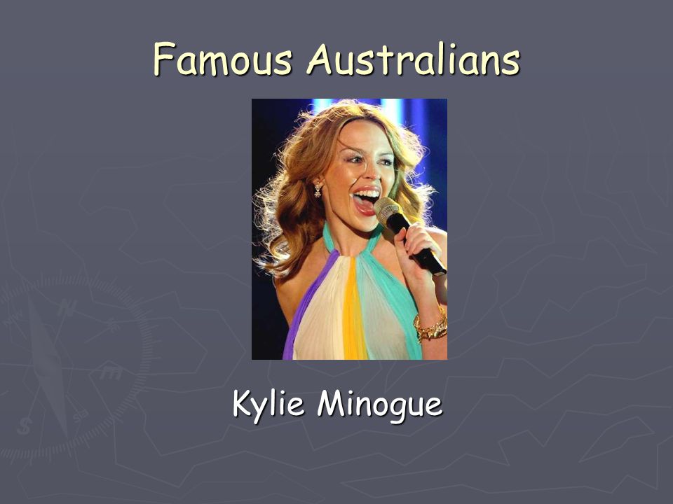 Famous Australians Kylie Minogue