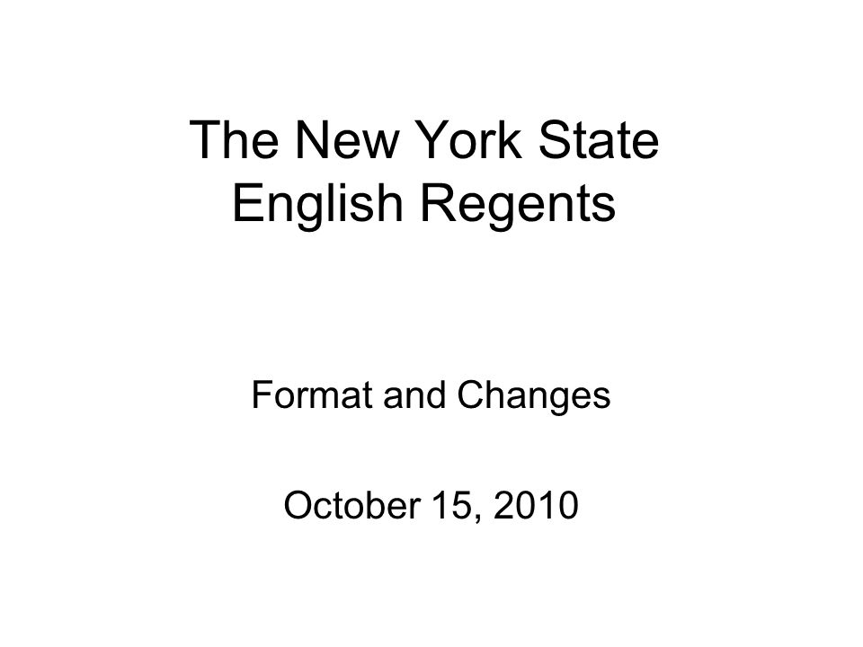 English regents essay booklets