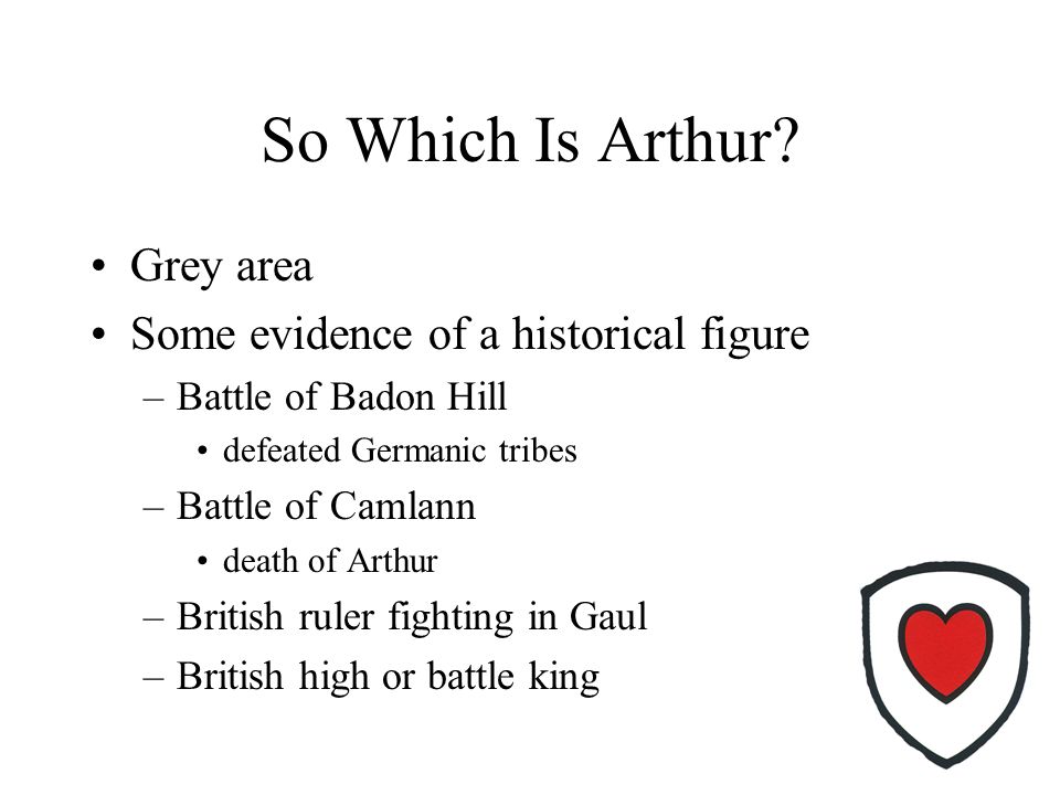 So Which Is Arthur.