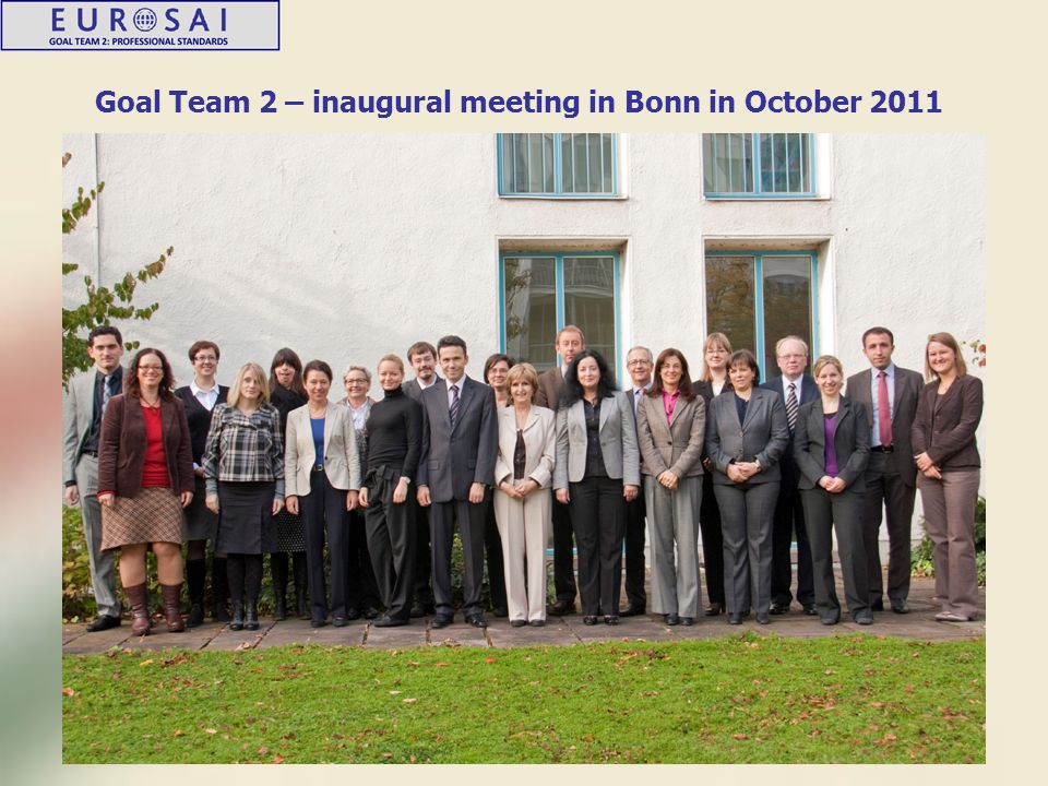 Goal Team 2 – inaugural meeting in Bonn in October 2011