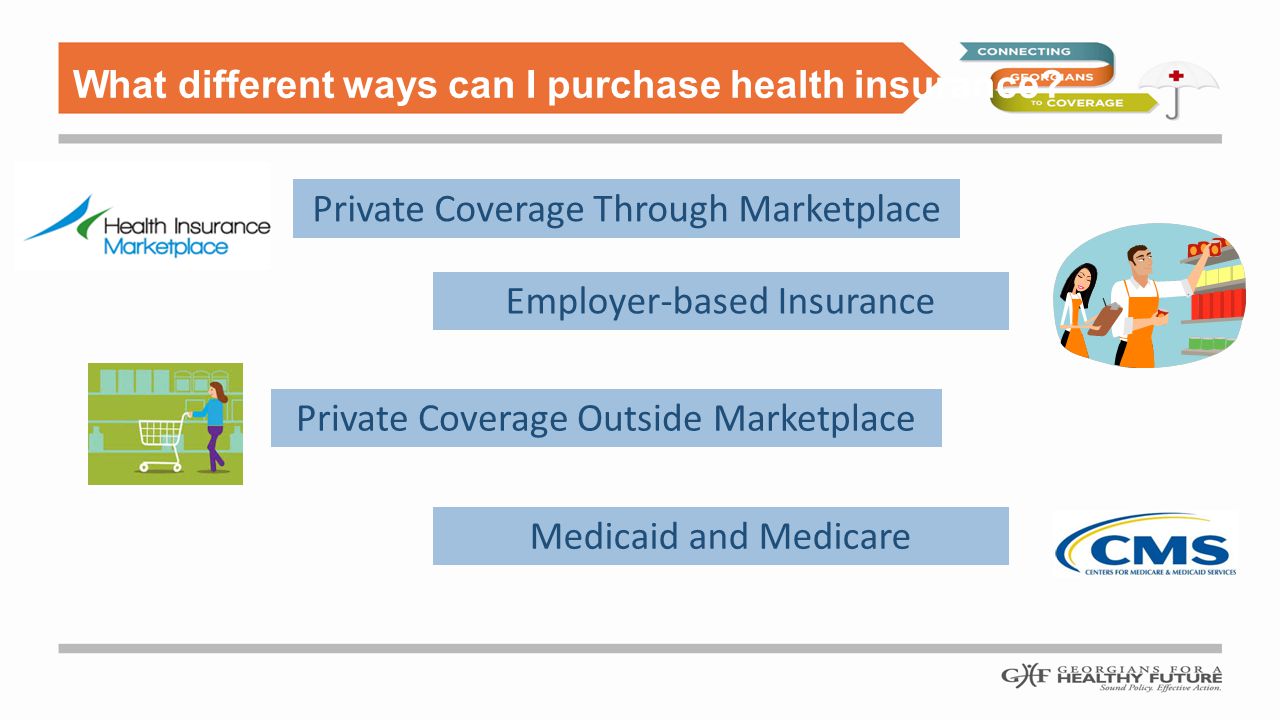 What different ways can I purchase health insurance.