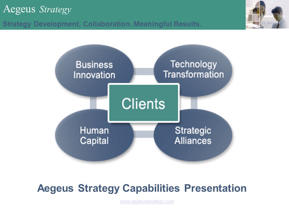 Aegeus Strategy Capabilities Presentation Aegeus Strategy Consulting.Outsourcing.Alliances   Aegeus Strategy Strategy Development.