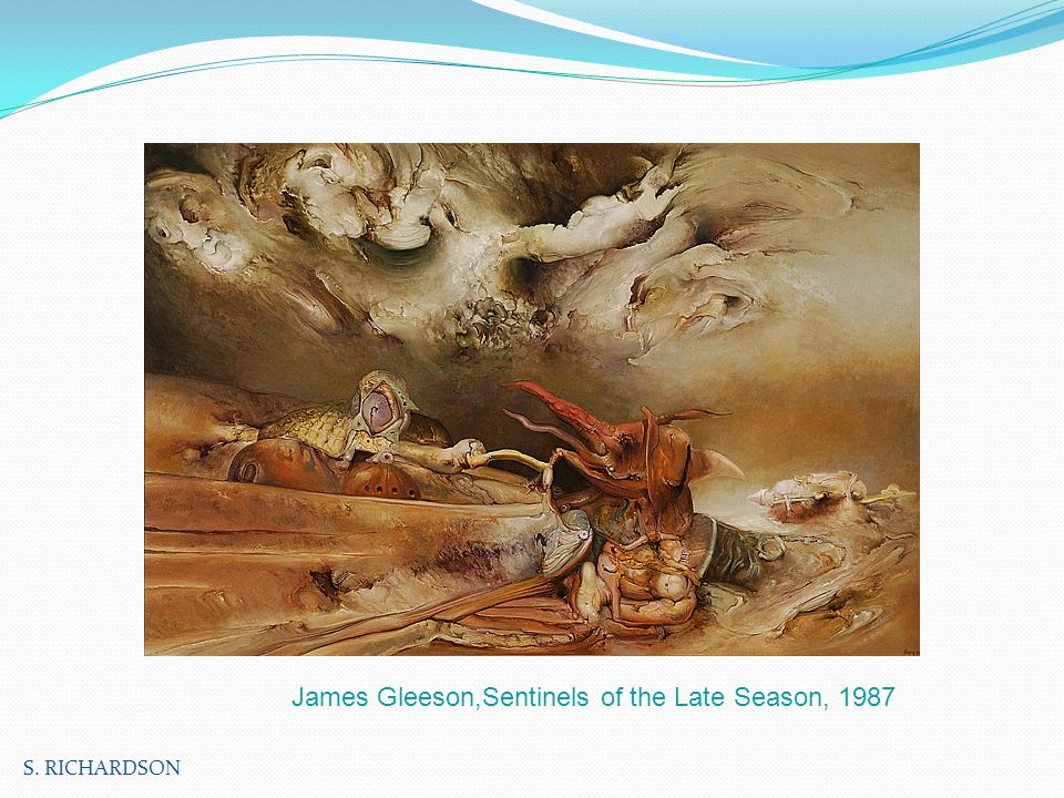 James Gleeson,Sentinels of the Late Season, 1987 S. RICHARDSON
