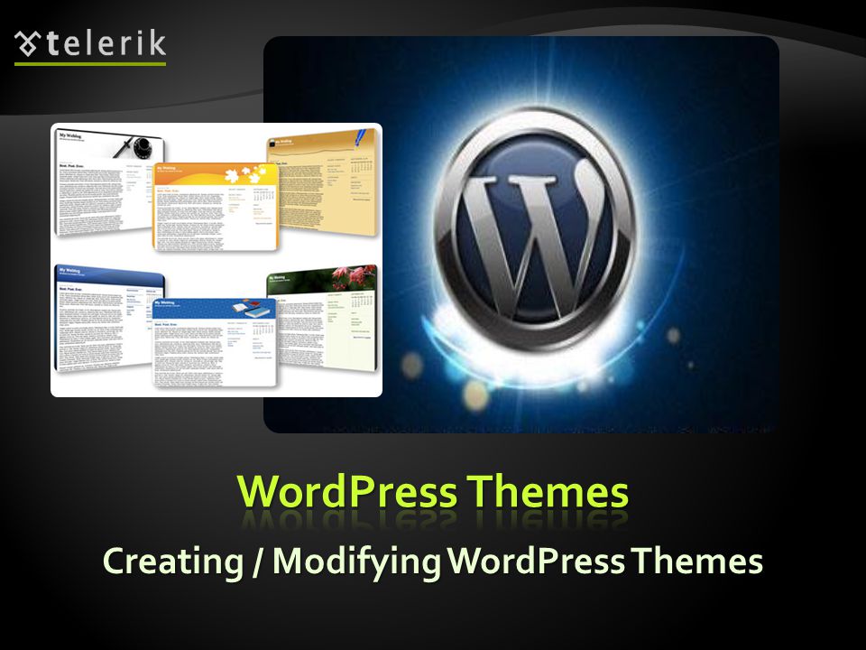 Creating / Modifying WordPress Themes