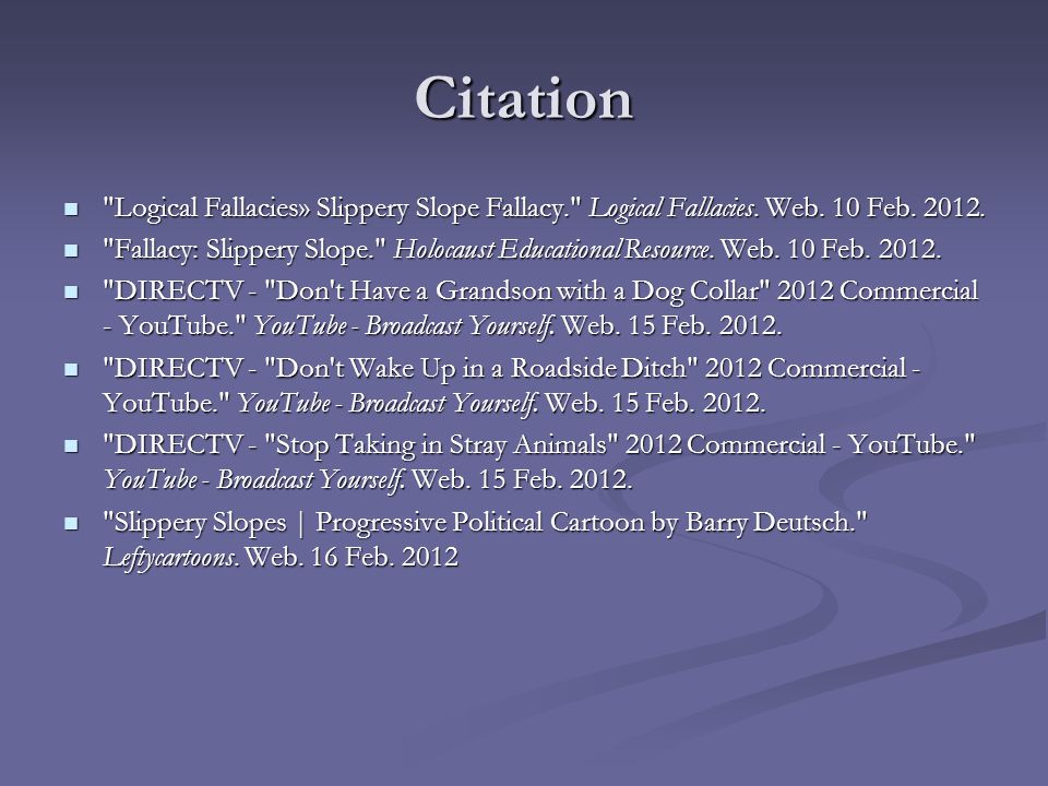 fallacy slippery slope logic article newspaper free Start studying speech vocab + fallacies learn vocabulary what is the slippery slope logical fallacy ethos can come from what the newspaper said yesterday. fallacy slippery slope logic article newspaper free Start studying speech vocab + fallacies learn vocabulary what is the slippery slope logical fallacy ethos can come from what the newspaper said yesterday.