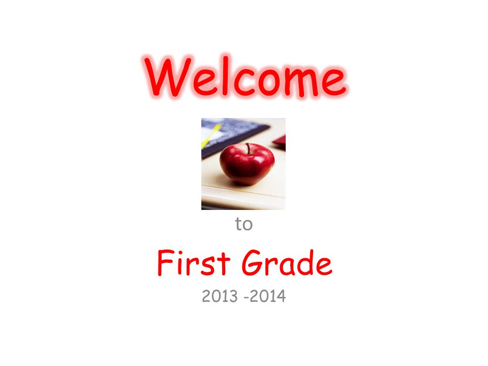 to First Grade