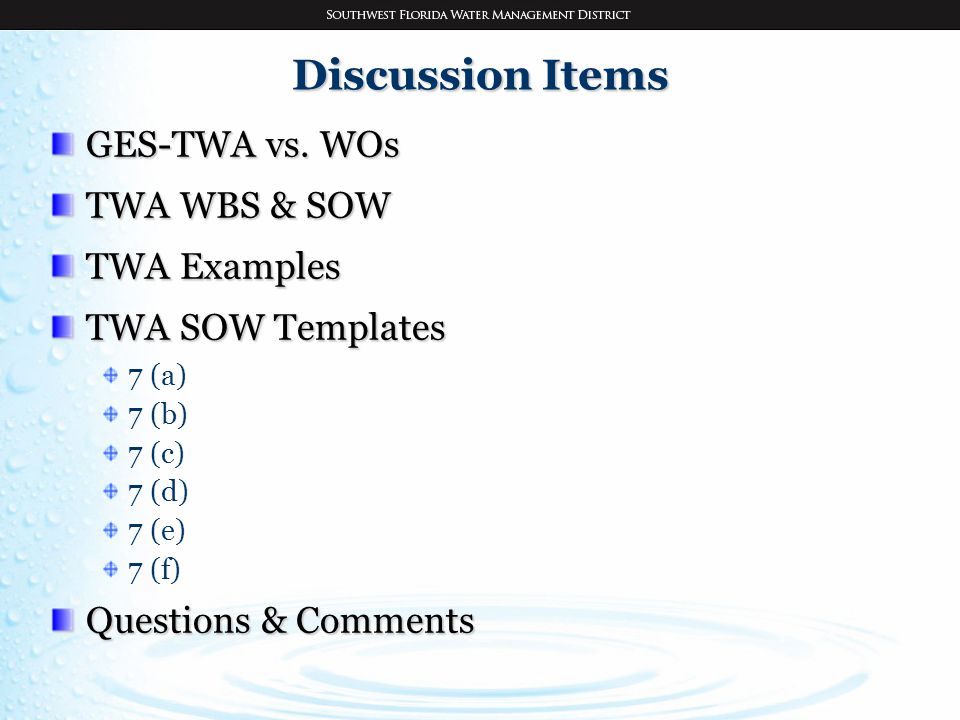 sow templates