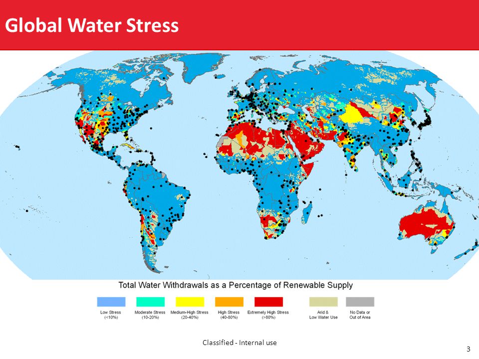 Global Water Stress Classified - Internal use 3