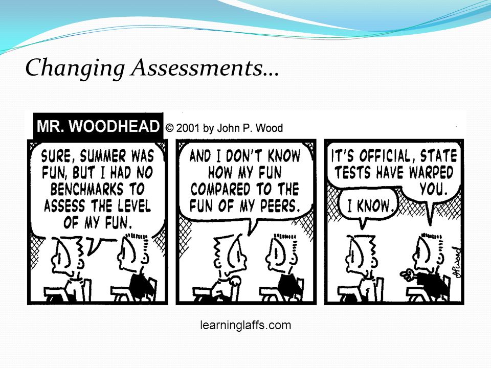 Changing Assessments… learninglaffs.com