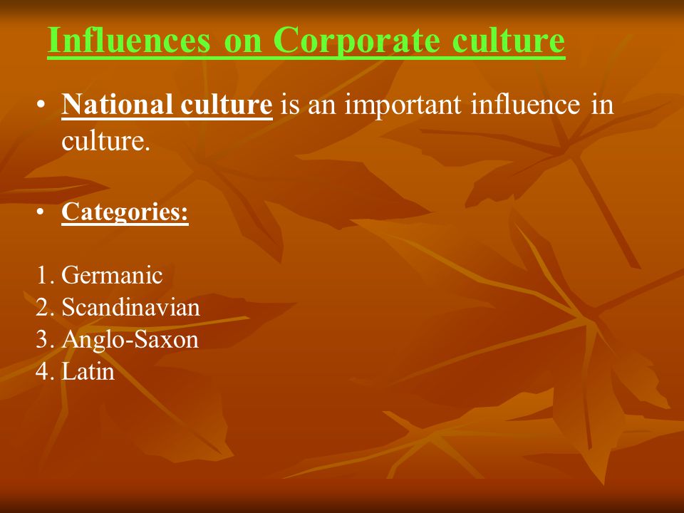 corporate culture and its influence on Underlying dimensions of their corporate culture and its impact on employee-related variables such as satisfaction, commitment, cohesion, strategy. corporate culture and its influence on Underlying dimensions of their corporate culture and its impact on employee-related variables such as satisfaction, commitment, cohesion, strategy.