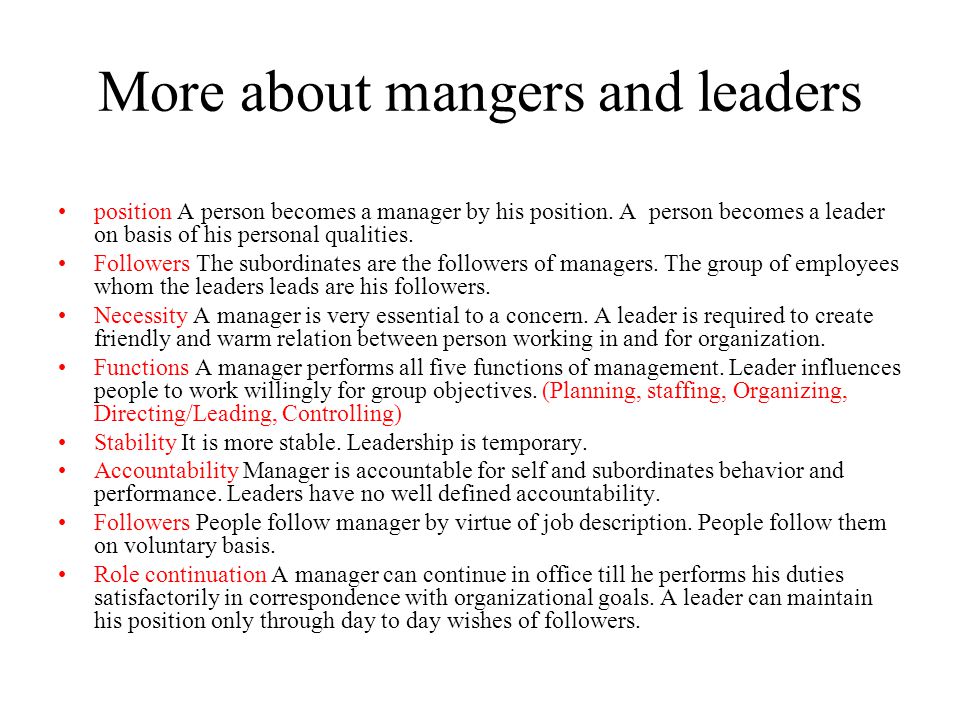 Personal mission statement examples for managers