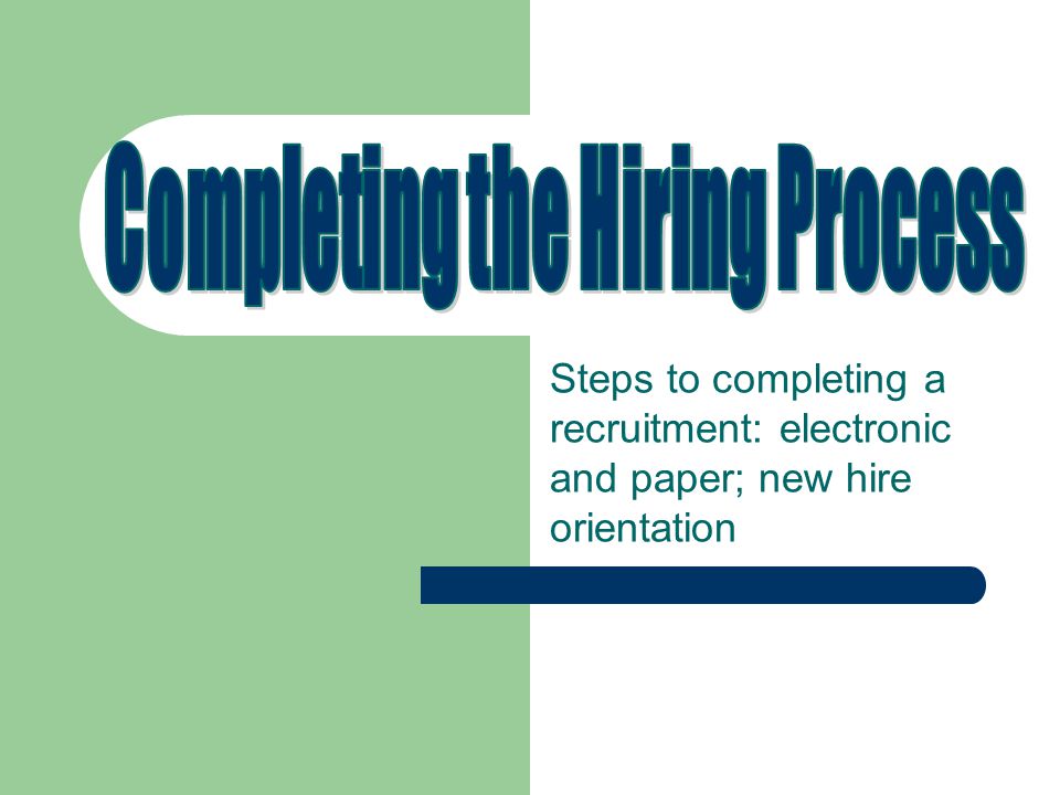 new hire orientation powerpoint presentation
