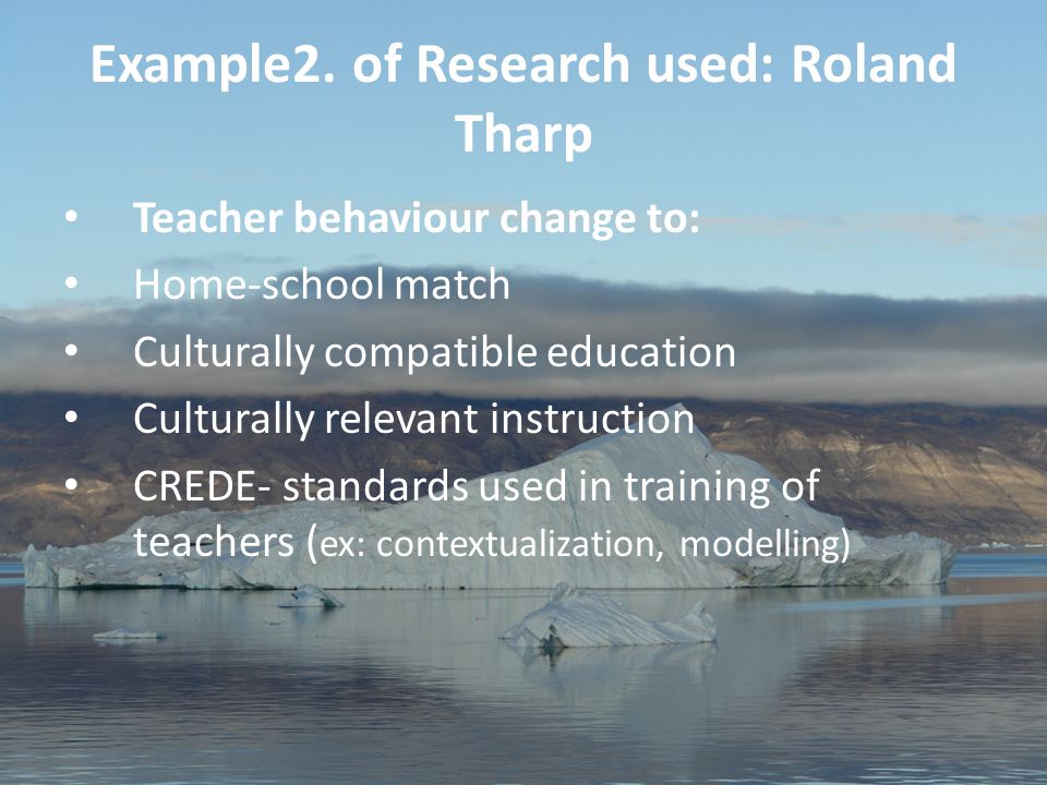 15 Aviâja Egede Lynge, Institute of Learning Processes, University of Greenland Example2.