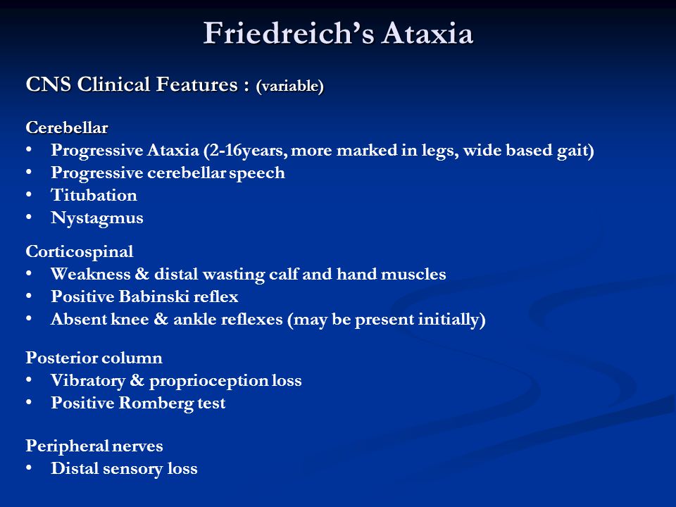 sensory ataxia