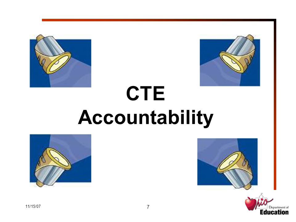 11/15/07 7 CTE Accountability