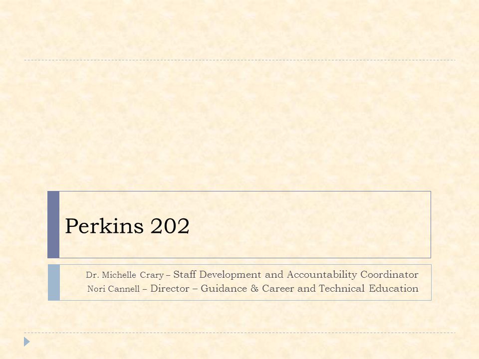 Perkins 202 Dr.