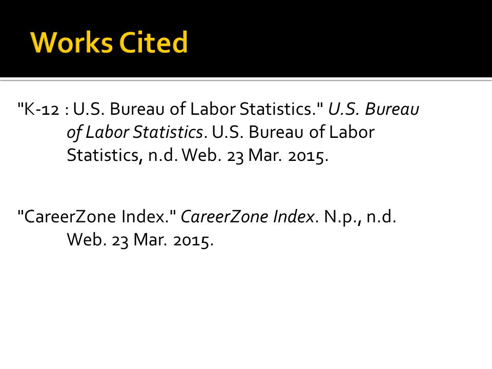 K-12 : U.S. Bureau of Labor Statistics. U.S. Bureau of Labor Statistics.
