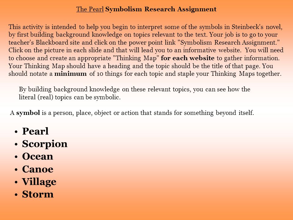 symbolism in steinbecks the pearl symbolism in steinbecks the pearl