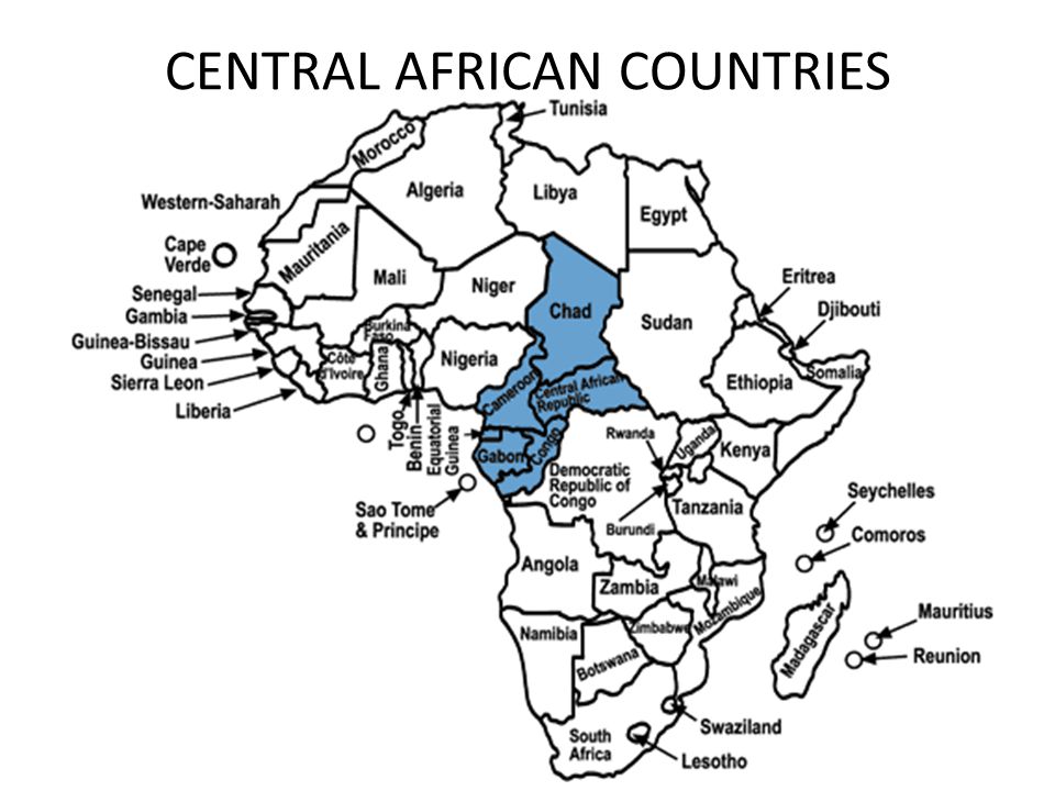 CENTRAL AFRICAN COUNTRIES