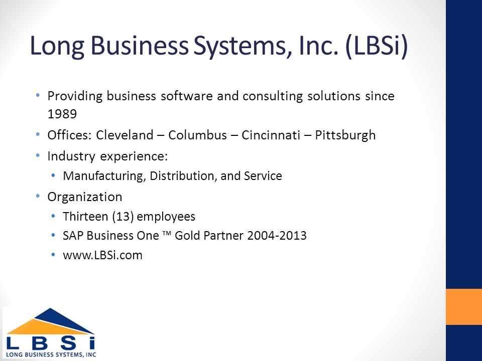 Long Business Systems, Inc.