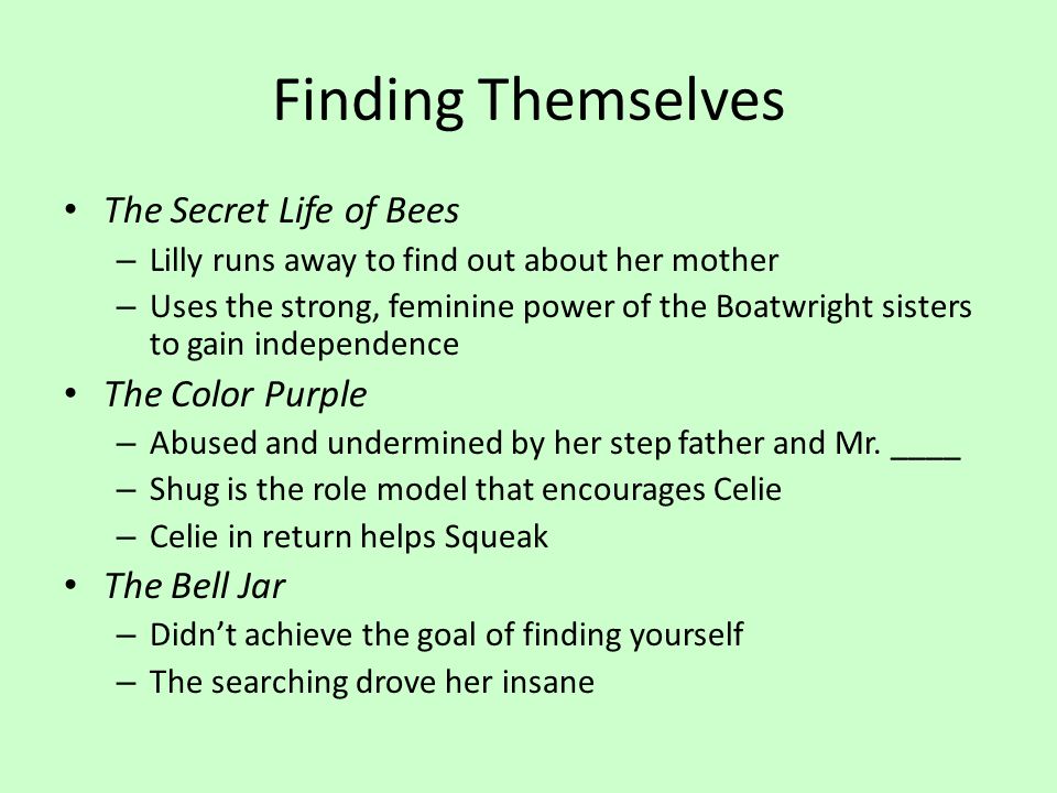 Secret life of bees essay outline
