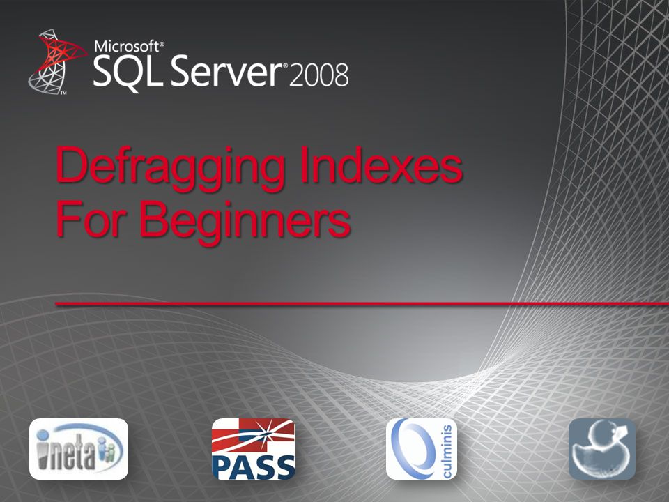 Defragging Indexes For Beginners