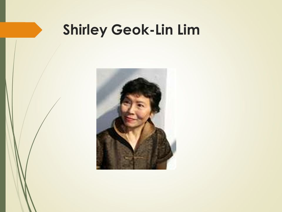 Shirley Geoklin Lim