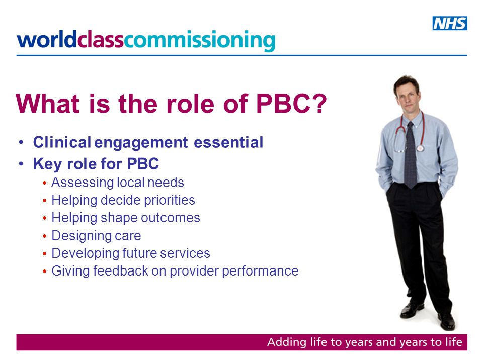 What is the role of PBC.