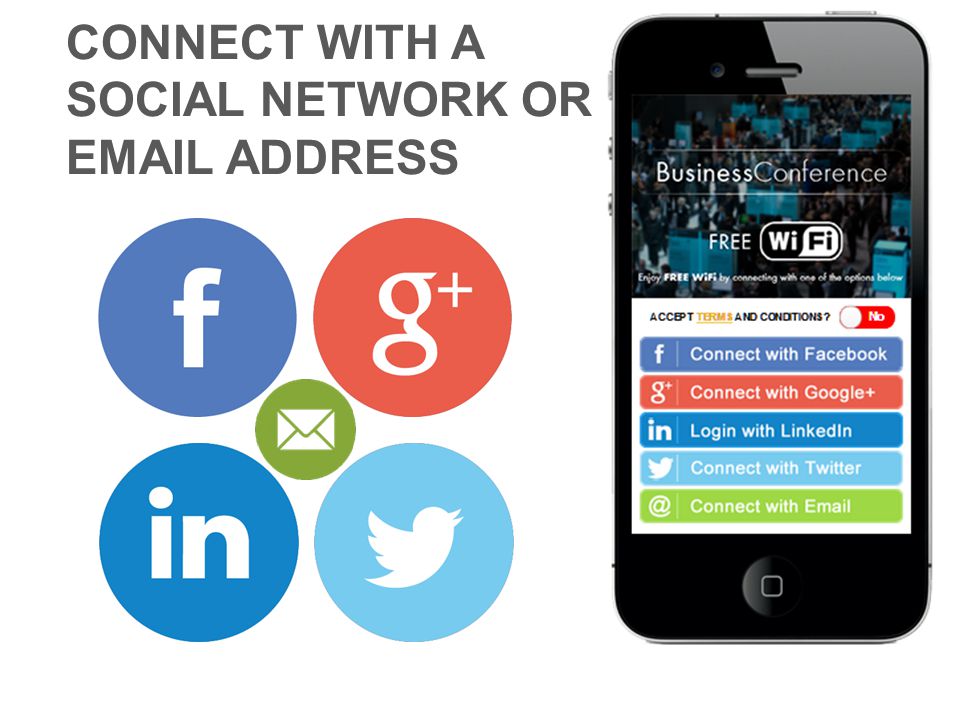 CONNECT WITH A SOCIAL NETWORK OR  ADDRESS